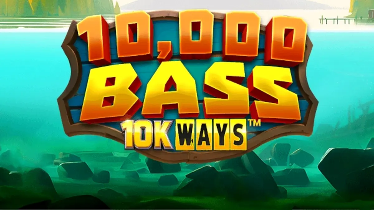 Tampilan visual slot 10,000 Big Bass 10K Ways dengan tema memancing